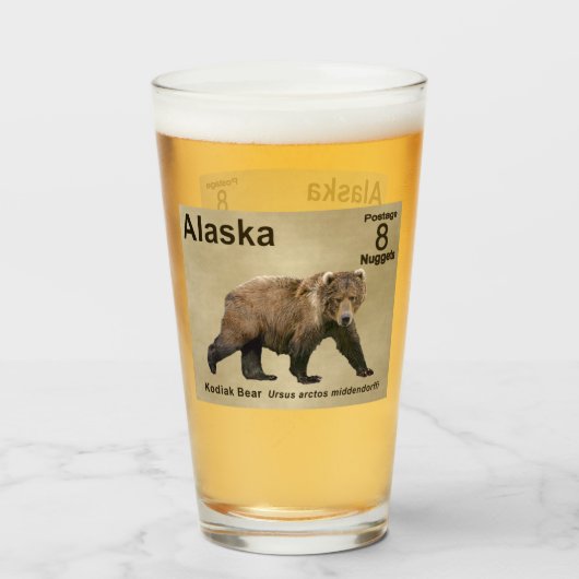 Kodiak-Beer Glas (Voorkant gevuld)