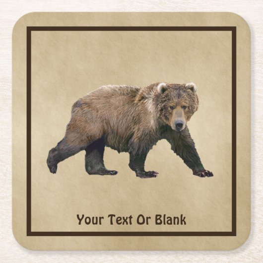 Kodiak-Beer Kartonnen Onderzetters (Voorkant)