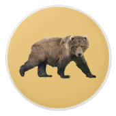 Kodiak-Beer Keramische Knop (Voorkant)