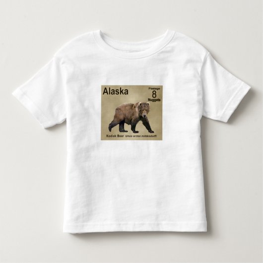 Kodiak-Beer Kinder Shirts (Voorkant)