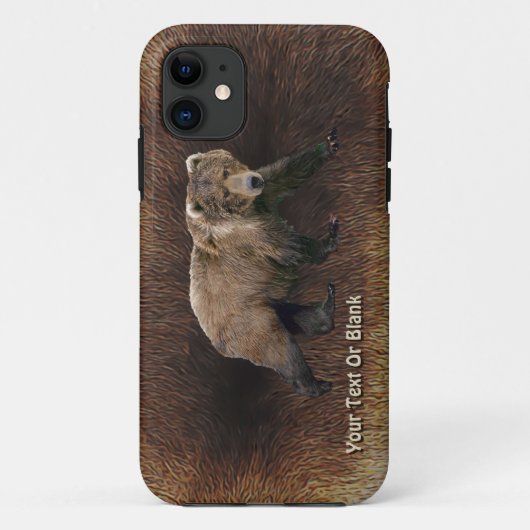 Kodiak Beer on Cariou Fur Case-Mate iPhone Case (Achterkant)
