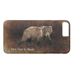 Kodiak Beer on Cariou Fur iPhone 8/7 Plus Hoesje