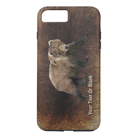 Kodiak Beer on Cariou Fur Case-Mate iPhone Case (Achterkant)