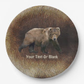 Kodiak Beer on Cariou Fur Papieren Bordje (Voorkant)