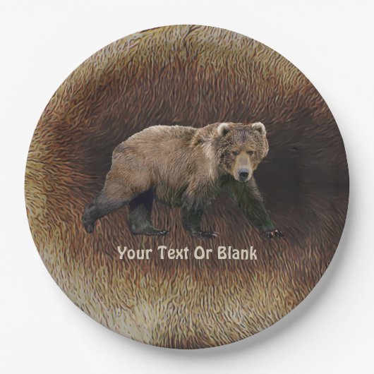 Kodiak Beer on Cariou Fur Papieren Bordje (Voorkant)