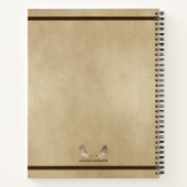 Kodiak - Beer op oud papier Notitieboek (Achterkant)