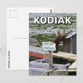 Kodiak Beer overtreedt de regels Briefkaart (Voorkant / Achterkant)