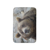 Kodiak Beer Portret Foto met sluiting gezicht Badmat (Voorkant Verticaal)