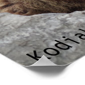 Kodiak-Beer Poster (Hoek)