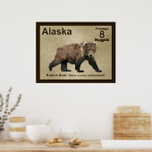 Kodiak-Beer Poster (Keuken)