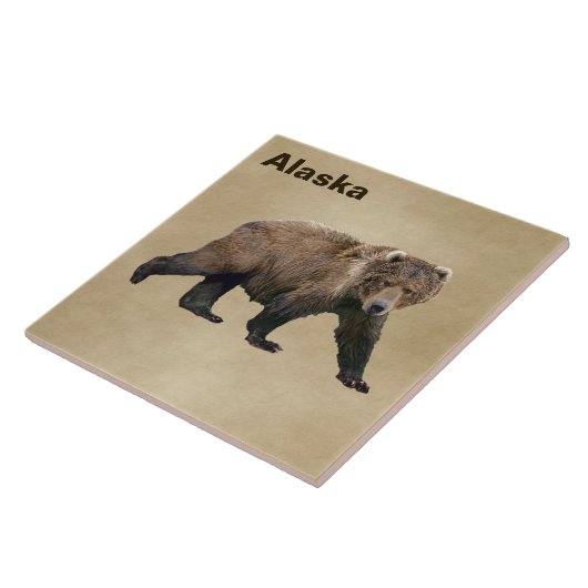 Kodiak-Beer Tegeltje (Zijkant)