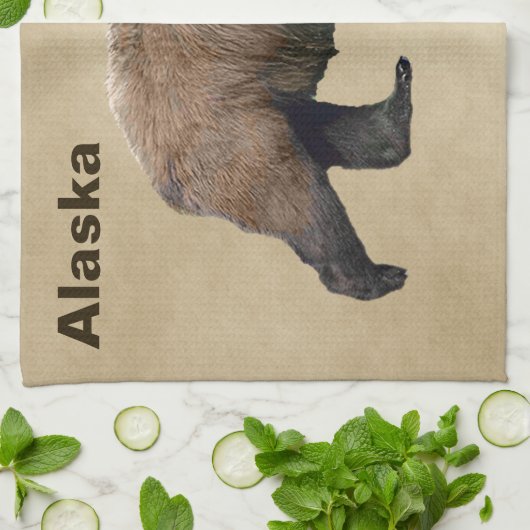 Kodiak-Beer Theedoek (Gevouwen)