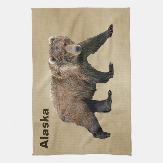 Kodiak-Beer Theedoek (Verticaal)