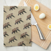 Kodiak-Beer Theedoek (Quarter Fold)