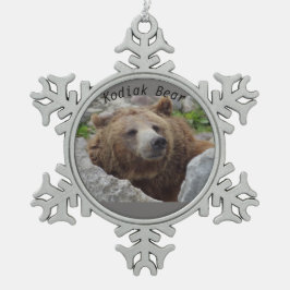 Kodiak-Beer Tin Sneeuwvlok Ornament