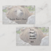 Kodiak-beer Visitekaartje (Voorkant / Achterkant)