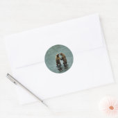 Kodiak-bruin beer ronde sticker (Envelop)