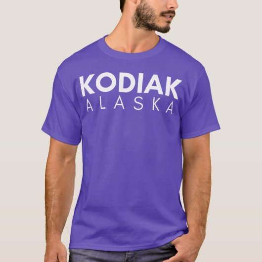 Kodiak City Alaska T-shirt (Voorkant)