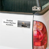 Kodiak, Crab Boat in de Nederlandse haven, Alaska Bumpersticker (Op Truck)