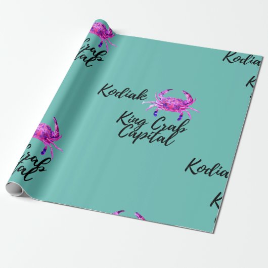 Kodiak Crab Capital Cadeaupapier (Uitgerold)