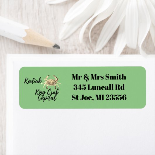 Kodiak Crab Capital Etiket (Insitu)