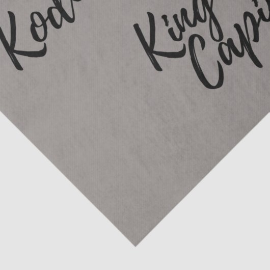 Kodiak Crab Capital Tissuepapier (Detail)