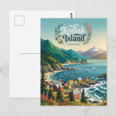 Kodiak-eiland Alaska Briefkaart (Voorkant / Achterkant)
