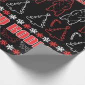 Kodiak Island Ugly Christmas Sweater Wrapping Pape Cadeaupapier (Hoek)
