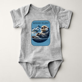 Kodiak Island Zee Otter Alaska Romper