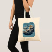 Kodiak Island Zee Otter Alaska Tote Bag (Voorkant (product))