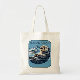 Kodiak Island Zee Otter Alaska Tote Bag