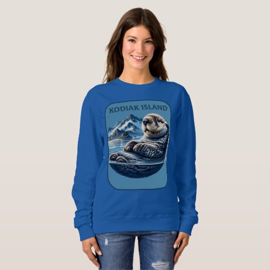 Kodiak Island Zee Otter Alaska Trui (Voorkant volledig)