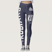 Kodiak Lacrosse - Blauwe Leggings (Voorkant)
