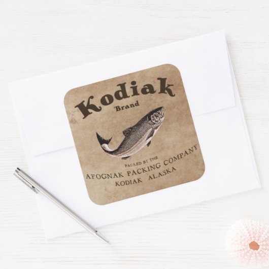  Kodiak Salmon Label (Envelop)