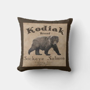  Kodiak Salmon Label Buitenkussen