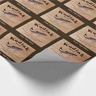  Kodiak Salmon Label Cadeaupapier