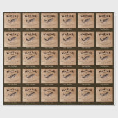  Kodiak Salmon Label Cadeaupapier (Vlak)