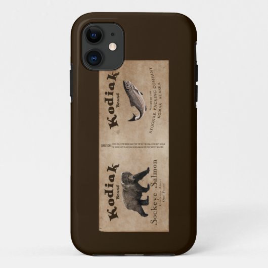 Kodiak Salmon Label Case-Mate iPhone Case (Achterkant)