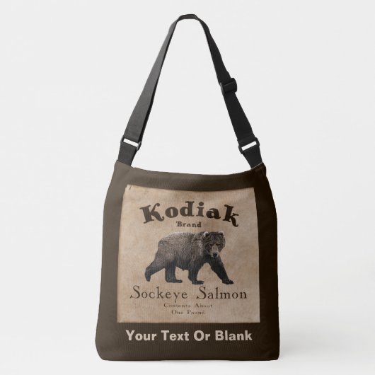 Kodiak Salmon Label Crossbody Tas (Voorkant)