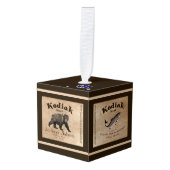  Kodiak Salmon Label Decoratie (Voorkant hoekig)