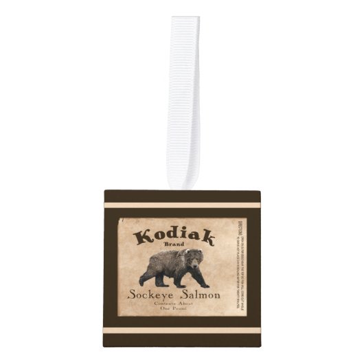  Kodiak Salmon Label Decoratie (Voorkant)