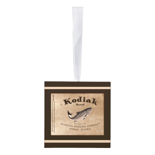  Kodiak Salmon Label Decoratie (Rechts)