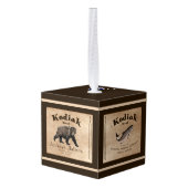  Kodiak Salmon Label Decoratie (Achter hoekig)