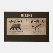  Kodiak Salmon Label Deurmat (Voorkant)