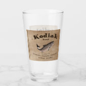 Kodiak Salmon Label Glas (Achterkant)
