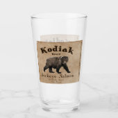 Kodiak Salmon Label Glas (Voorkant)