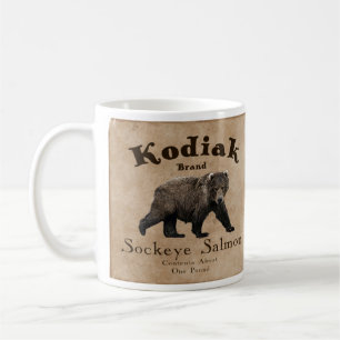Kodiak Salmon Label Koffiemok