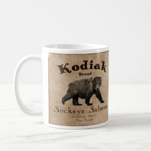 Kodiak Salmon Label Koffiemok (Links)