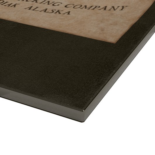 Kodiak Salmon Label Snijplank (Hoek)