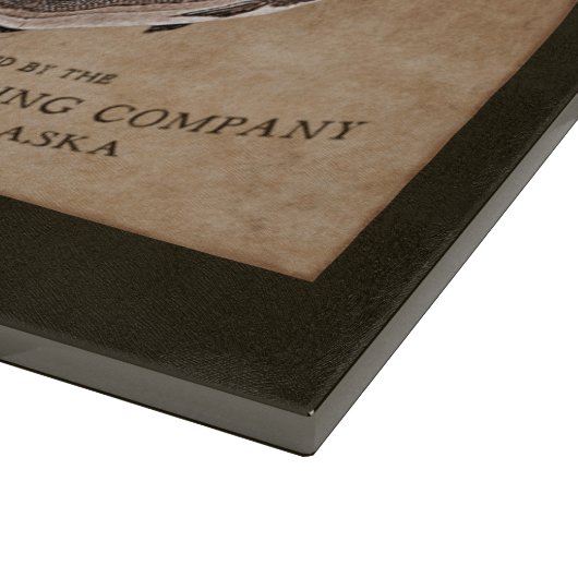  Kodiak Salmon Label Snijplank (Hoek)